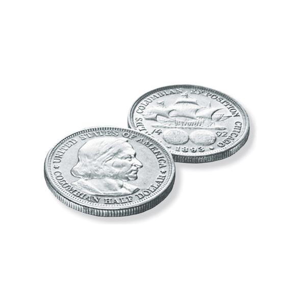 Product image for America's First Commemorative Coin - The Columbian Exposition Silver Half Dollar