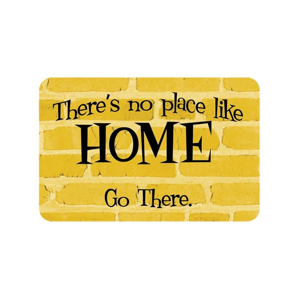 Product image for No Place Like Home Go There Doormat