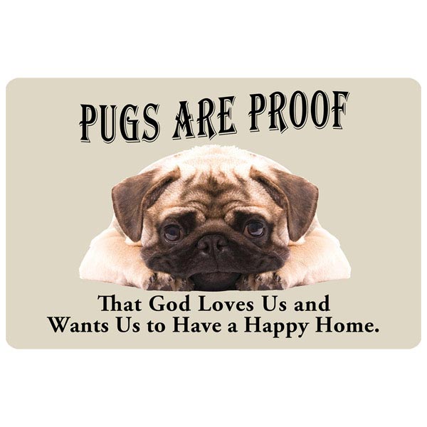 Product image for Dog Breed Doormat - Pug