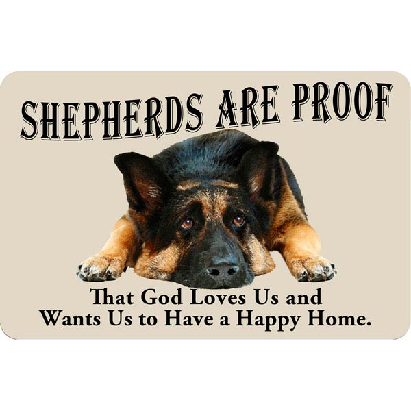 Product image for Dog Breed Doormat - German Shepherd
