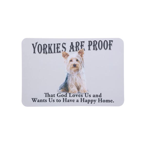 Product image for Dog Breed Doormat - Yorkie