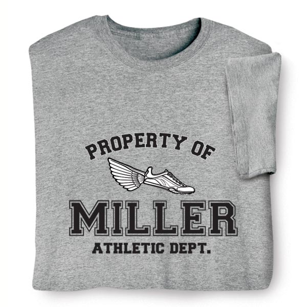 Product image for Personalized Property of "Your Name" Track & Field T-Shirt or Sweatshirt