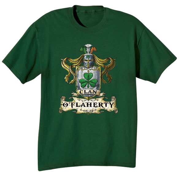 Product image for Personalized "Your Name" Irish Family Clan T-Shirt or Sweatshirt