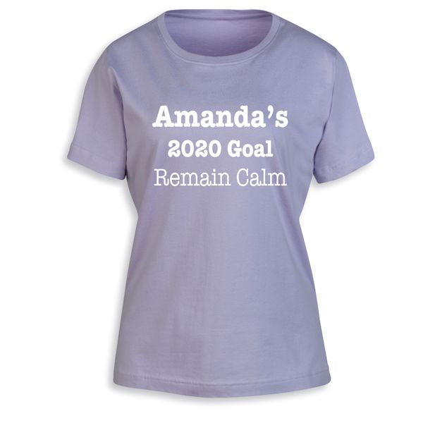 Product image for Personalized "Your Name"  Goal T-Shirt or Sweatshirt - Personal Goal
