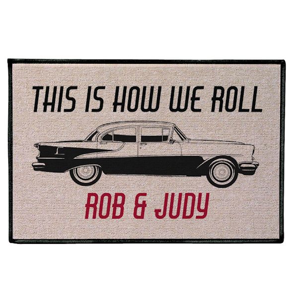 Product image for Personalized How We Roll Mat