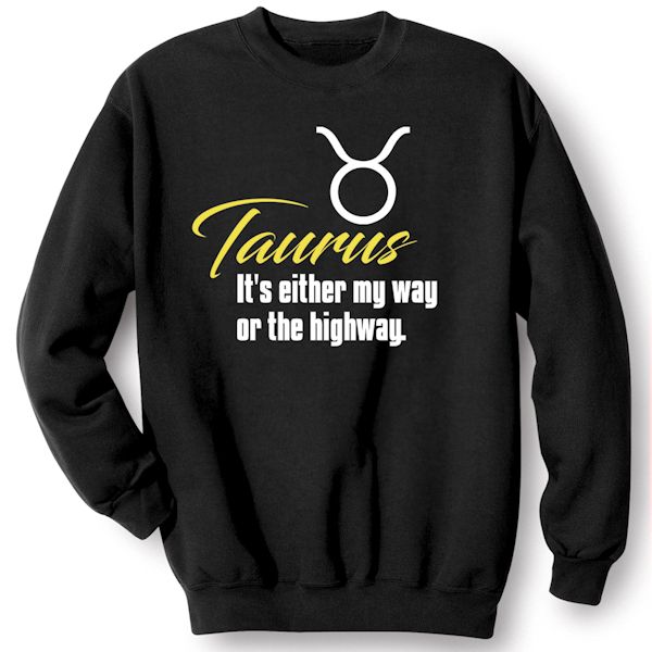 Product image for Horoscope T-Shirt or Sweatshirt - Taurus
