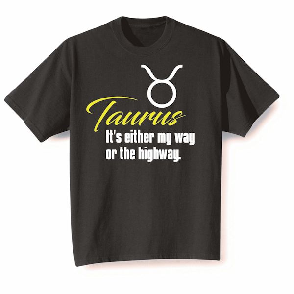 Product image for Horoscope T-Shirt or Sweatshirt - Taurus