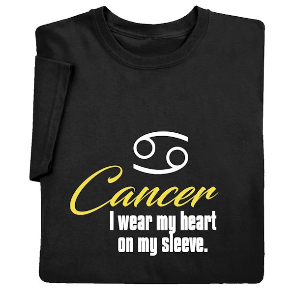 Kalksten Udflugt slack Horoscope T-Shirt or Sweatshirt - Cancer | What on Earth