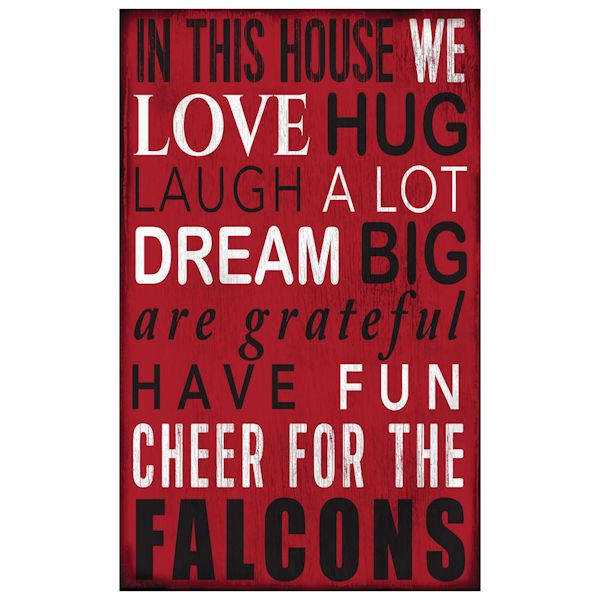 Product image for In This House NFL Wall Plaque-Atlanta Falcons