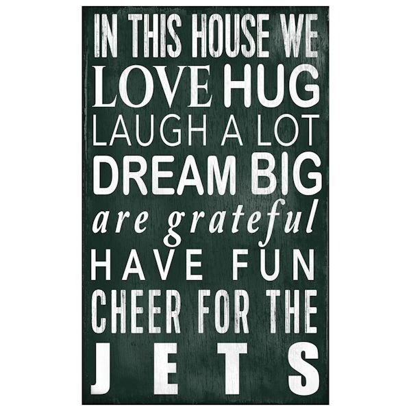 Product image for In This House NFL Wall Plaque-New York Jets
