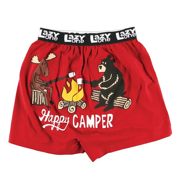 Product image for Expressive Boxers! - Happy Camper