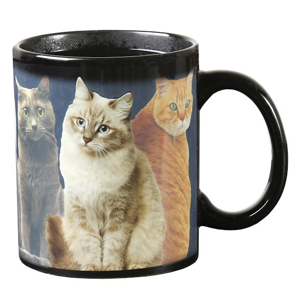 Product image for One Cat Leads to Another Magic Heat-Changing Coffee Mug