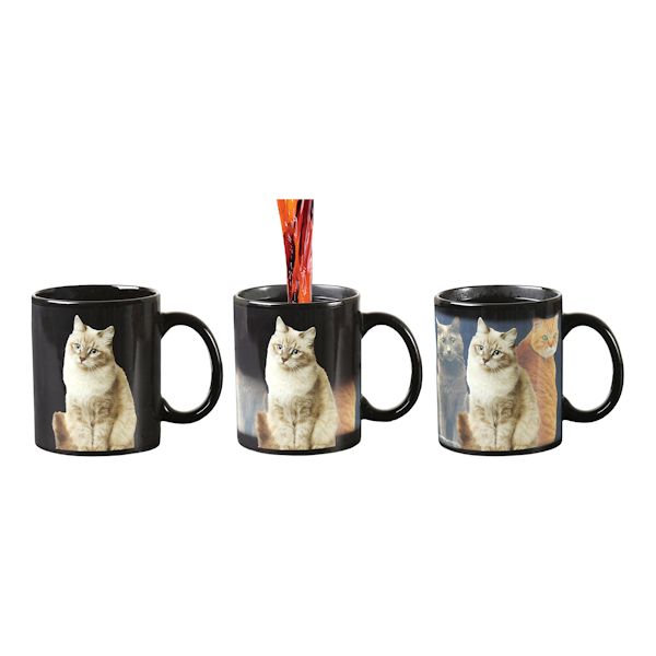 Product image for One Cat Leads to Another Magic Heat-Changing Coffee Mug