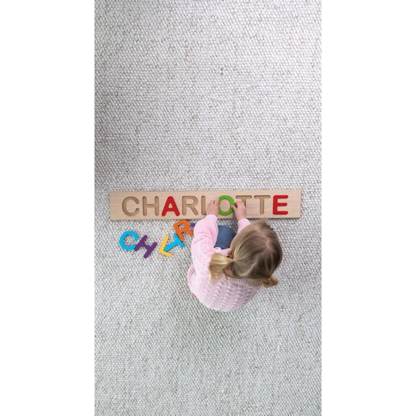 Product image for Personalized Children's Wooden Name Puzzles