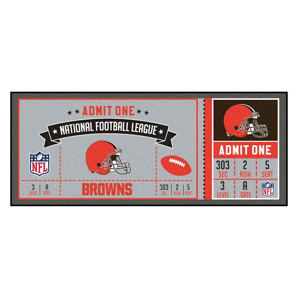 Product image for NFL Ticket Runner Rug-Cleveland Browns