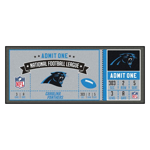 Product image for NFL Ticket Runner Rug-Carolina Panthers