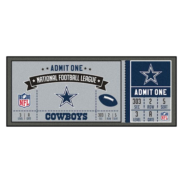Product image for NFL Ticket Runner Rug-Dallas Cowboys