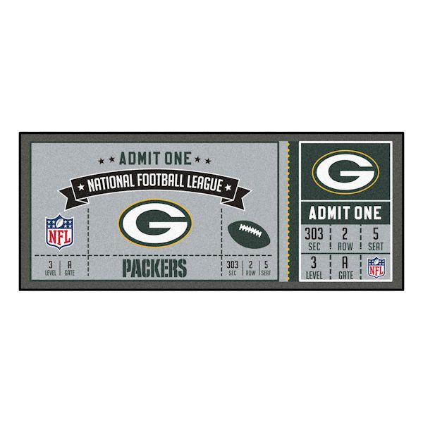 Product image for NFL Ticket Runner Rug-Green Bay Packers