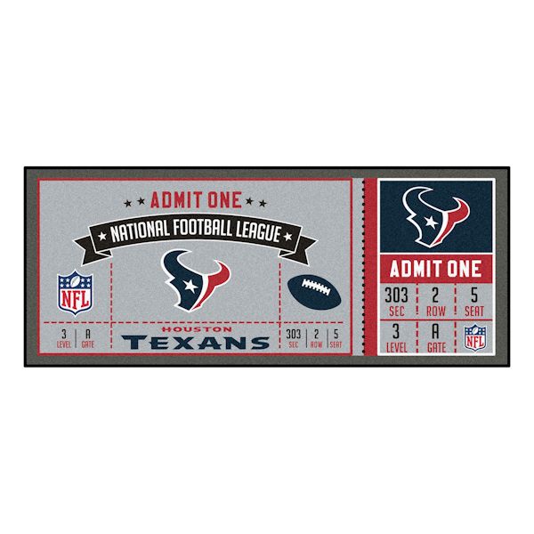 Product image for NFL Ticket Runner Rug-Houston Texans