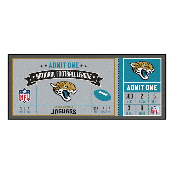 Product image for NFL Ticket Runner Rug-Jacksonville Jaguars