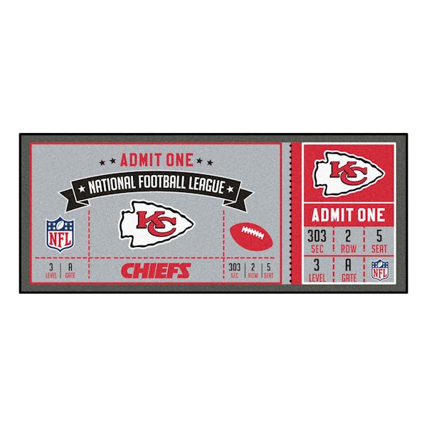 Product image for NFL Ticket Runner Rug-Kansas City Chiefs