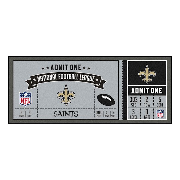 Product image for NFL Ticket Runner Rug-New Orleans Saints