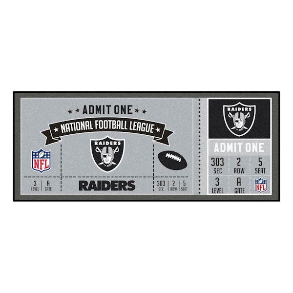 Product image for NFL Ticket Runner Rug-Oakland Raiders