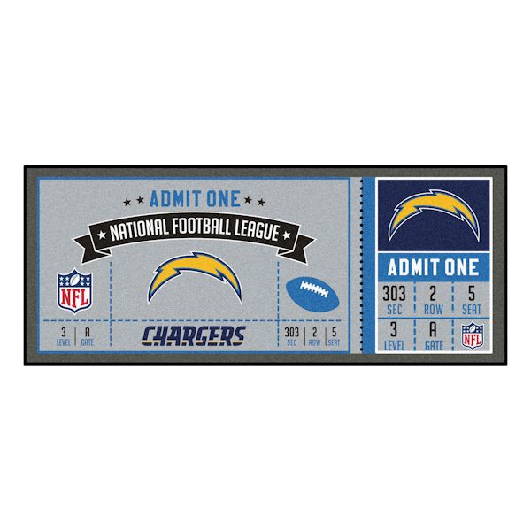 Product image for NFL Ticket Runner Rug-San Diego Chargers