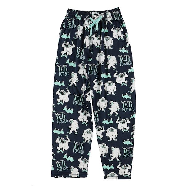 Product image for Yeti for Bed Lounge Pants-Humor Lounge Pants