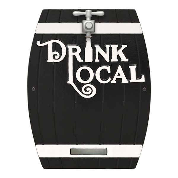 Product image for Personalized Drink Local Barrel Plaque