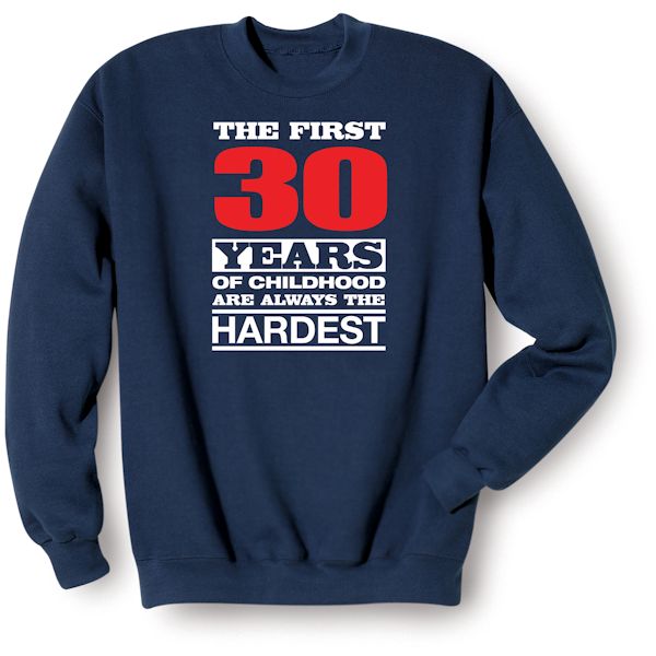 Product image for Personalized The First Years Of Childhood T-Shirt or Sweatshirt