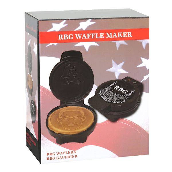 Product image for Ruth Bader Ginsburg (RBG) Waffle Maker