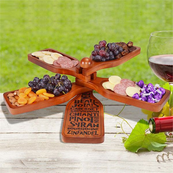 Product image for Wine Appetizer Server/Plate Set