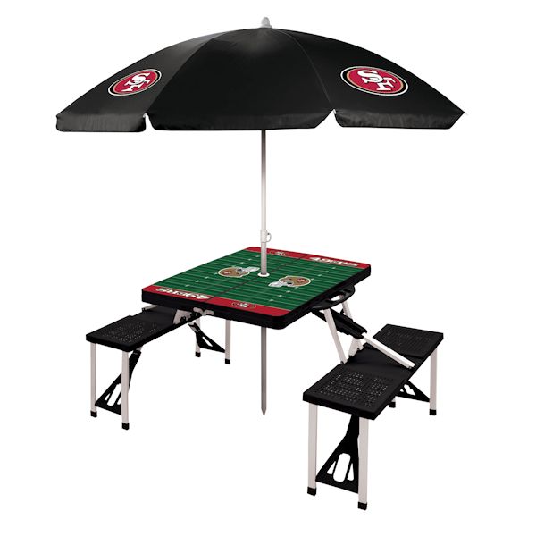 Product image for NFL Picnic Table With Umbrella