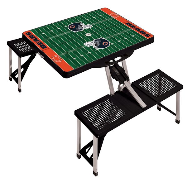 Product image for NFL Picnic Table w/Football Field Design-Chicago Bears