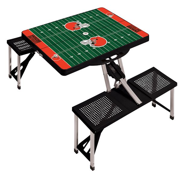 Product image for NFL Picnic Table w/Football Field Design-Cleveland Browns