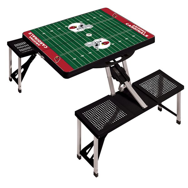 Product image for NFL Picnic Table w/Football Field Design-Arizona Cardinals