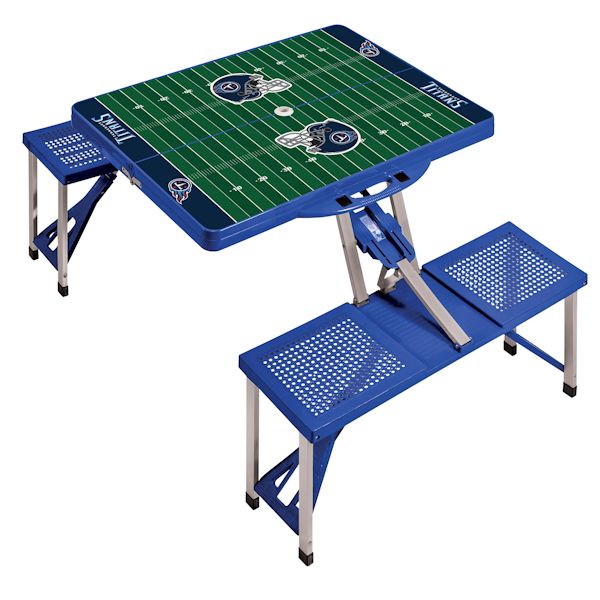 Product image for NFL Picnic Table w/Football Field Design-Tennessee Titans