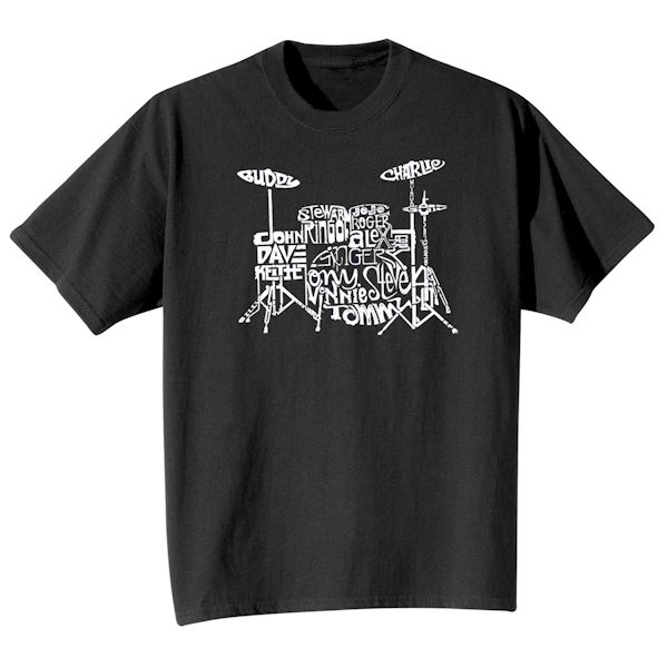 Product image for Famous Drummer And Guitar Tees 