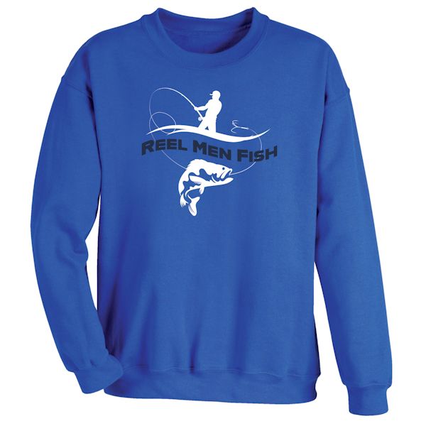 Product image for Reel Me Fish T-Shirt or Sweatshirt