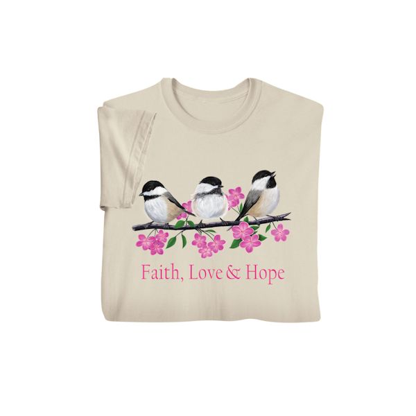 Product image for Wear Your Faith, Love, Hope T-Shirt or Sweatshirt