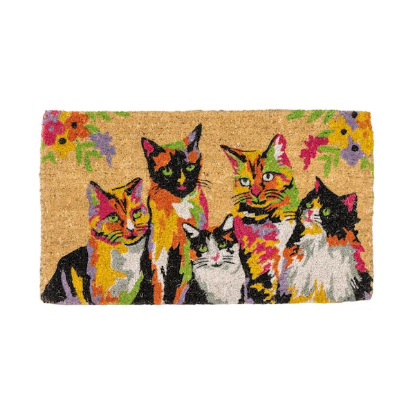 Product image for Abstract Cats Doormat