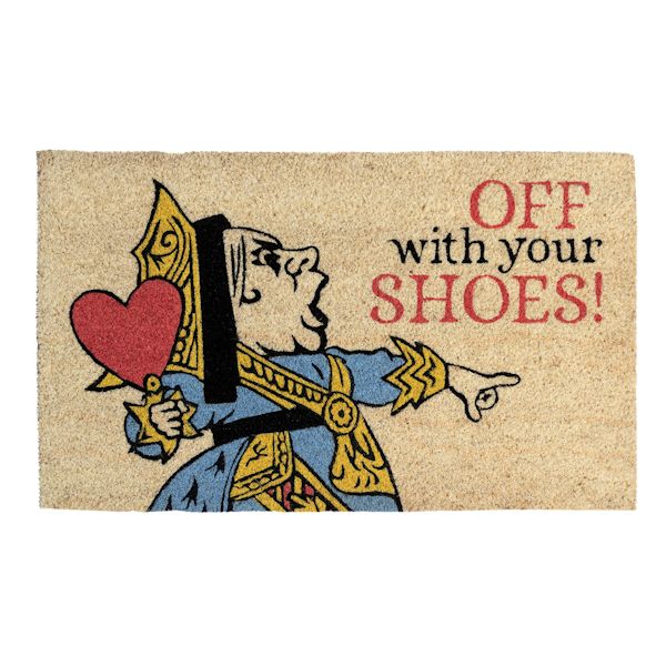 Product image for Off With Your Shoes! Doormat