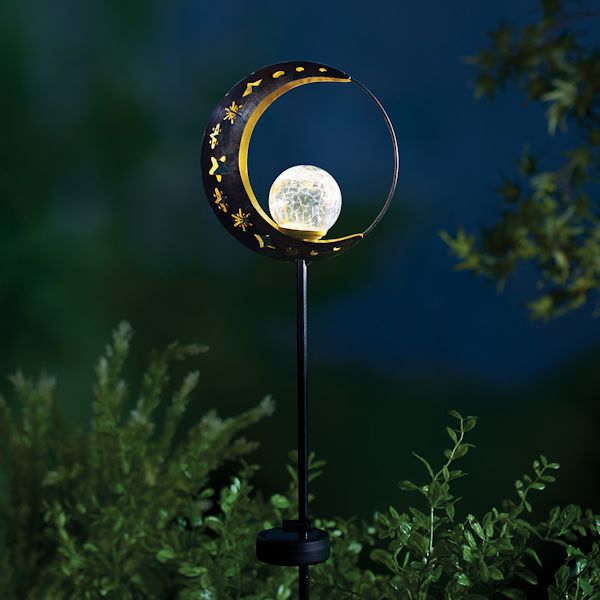 Product image for Solar Moon and Stars Yard Stake