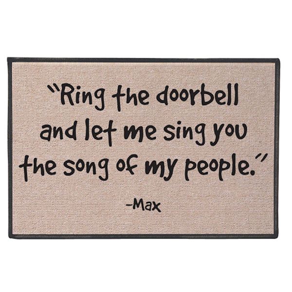 Product image for The Song of My People Doormat - Personalized