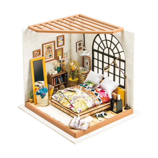 Product image for DIY Miniature Bedroom Kit