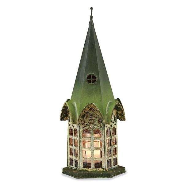 Product image for Candle Lantern Architectural Design in Metal Frame - Pickford
