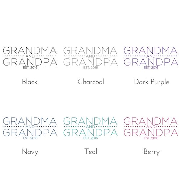 Product image for Personalized Grandma and Grandpa Lumbar Pillow