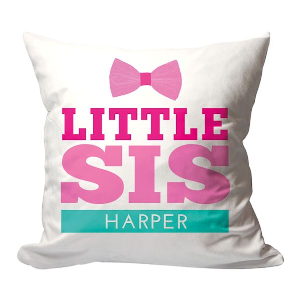 Product image for Personalized Little Sis Pillow