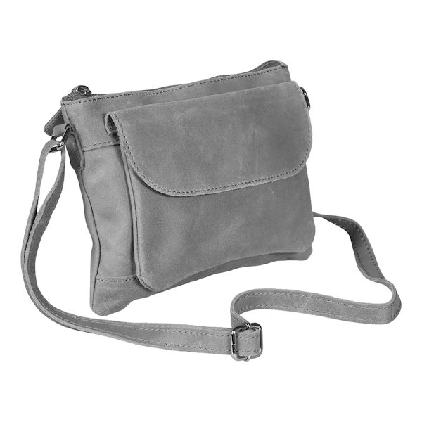Product image for Women's Crossbody Handbags Leather Crossbody Bags for Women 9.5' X 7' - Black